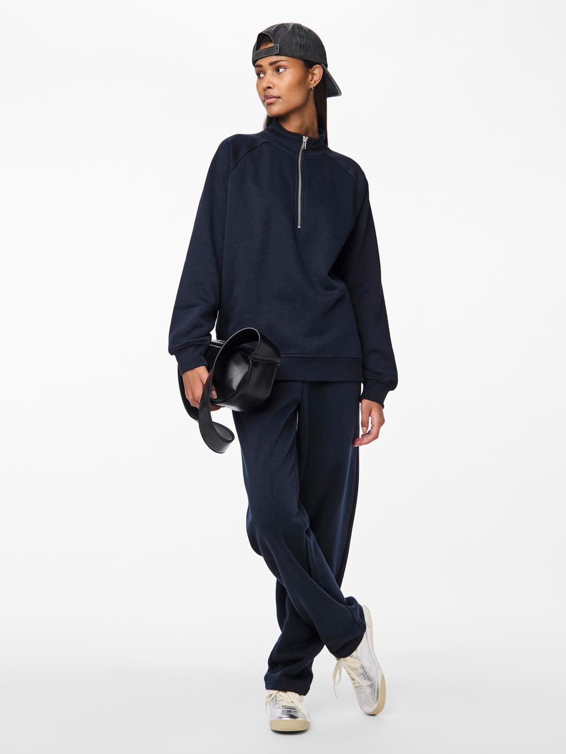 PCCHILLI HALF ZIP Sweatshirt - Sky Captain